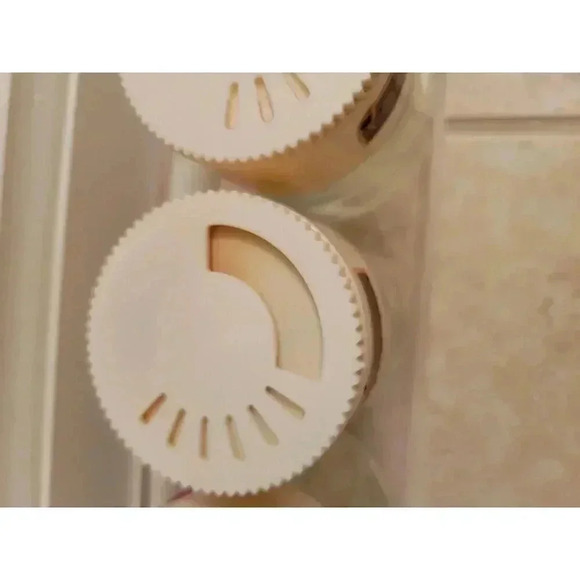 Vintage Gemco Strawberry Blossoms Spice Glass Jars With Rack - Picture 10 of 10